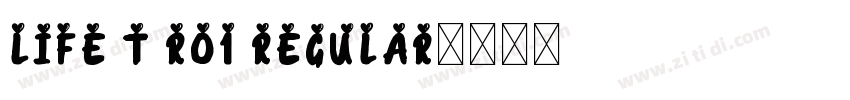 Life T Ro1 Regular字体转换